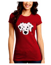 Cute Dalmatian Dog Juniors Crew Dark T-Shirt by TooLoud-T-Shirts Juniors Tops-TooLoud-Red-Juniors Fitted Small-Davson Sales