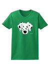 Cute Dalmatian Dog Womens Dark T-Shirt by TooLoud-Womens T-Shirt-TooLoud-Kelly-Green-X-Small-Davson Sales