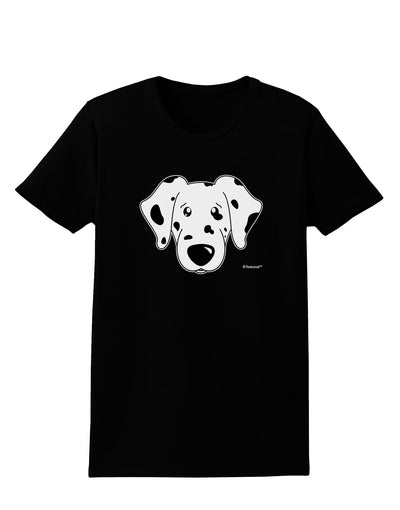 Cute Dalmatian Dog Womens Dark T-Shirt by TooLoud-Womens T-Shirt-TooLoud-Black-X-Small-Davson Sales