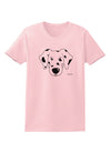 Cute Dalmatian Dog Womens T-Shirt by TooLoud-Womens T-Shirt-TooLoud-PalePink-X-Small-Davson Sales