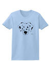 Cute Dalmatian Dog Womens T-Shirt by TooLoud-Womens T-Shirt-TooLoud-Light-Blue-X-Small-Davson Sales