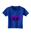 Cute Dark Angel Wings Black and Purple Heart Toddler T-Shirt Dark-Toddler T-Shirt-TooLoud-Red-2T-Davson Sales