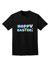 Cute Decorative Hoppy Easter Design Adult Dark T-Shirt by TooLoud-Mens T-Shirt-TooLoud-Black-Small-Davson Sales