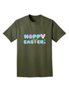 Cute Decorative Hoppy Easter Design Adult Dark T-Shirt by TooLoud-Mens T-Shirt-TooLoud-Military-Green-Small-Davson Sales