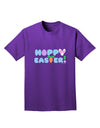 Cute Decorative Hoppy Easter Design Adult Dark T-Shirt by TooLoud-Mens T-Shirt-TooLoud-Purple-Small-Davson Sales