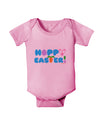 Cute Decorative Hoppy Easter Design Baby Romper Bodysuit by TooLoud-Baby Romper-TooLoud-Light-Pink-06-Months-Davson Sales