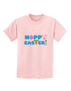 Cute Decorative Hoppy Easter Design Childrens T-Shirt by TooLoud-Childrens T-Shirt-TooLoud-PalePink-X-Small-Davson Sales