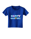Cute Decorative Hoppy Easter Design Toddler T-Shirt Dark by TooLoud-Toddler T-Shirt-TooLoud-Royal-Blue-2T-Davson Sales