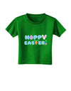 Cute Decorative Hoppy Easter Design Toddler T-Shirt Dark by TooLoud-Toddler T-Shirt-TooLoud-Clover-Green-2T-Davson Sales