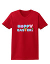 Cute Decorative Hoppy Easter Design Womens Dark T-Shirt by TooLoud-Womens T-Shirt-TooLoud-Red-X-Small-Davson Sales