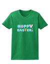 Cute Decorative Hoppy Easter Design Womens Dark T-Shirt by TooLoud-Womens T-Shirt-TooLoud-Kelly-Green-X-Small-Davson Sales