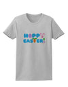 Cute Decorative Hoppy Easter Design Womens T-Shirt by TooLoud-Womens T-Shirt-TooLoud-AshGray-X-Small-Davson Sales