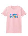 Cute Decorative Hoppy Easter Design Womens T-Shirt by TooLoud-Womens T-Shirt-TooLoud-PalePink-X-Small-Davson Sales