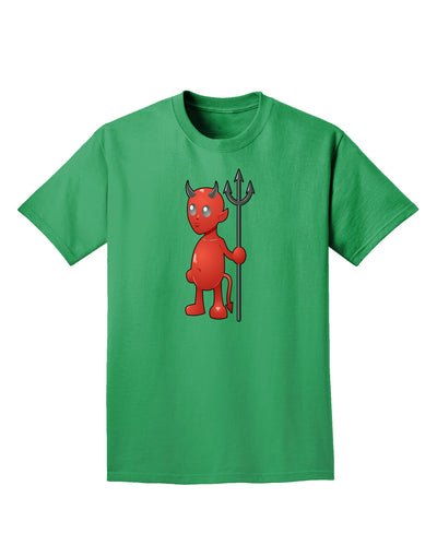 Cute Devil - Halloween Design Adult Dark T-Shirt-Mens T-Shirt-TooLoud-Kelly-Green-Small-Davson Sales