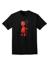 Cute Devil - Halloween Design Adult Dark T-Shirt-Mens T-Shirt-TooLoud-Black-Small-Davson Sales