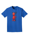 Cute Devil - Halloween Design Adult Dark T-Shirt-Mens T-Shirt-TooLoud-Royal-Blue-Small-Davson Sales