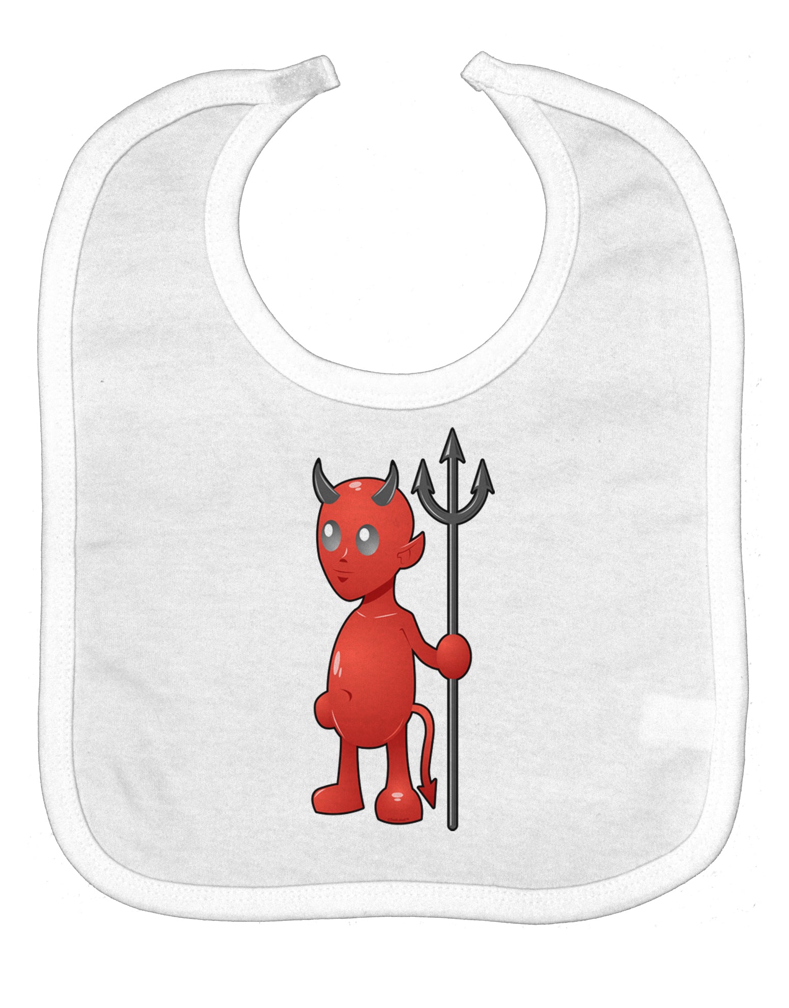 Cute Devil - Halloween Design Baby Bib