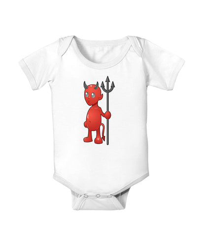 Cute Devil - Halloween Design Baby Romper Bodysuit-Baby Romper-TooLoud-White-06-Months-Davson Sales