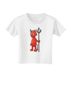 Cute Devil - Halloween Design Toddler T-Shirt-Toddler T-Shirt-TooLoud-White-2T-Davson Sales