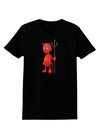 Cute Devil - Halloween Design Womens Dark T-Shirt-Womens T-Shirt-TooLoud-Black-X-Small-Davson Sales