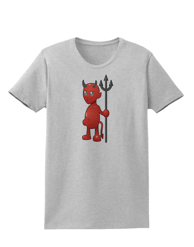 Cute Devil - Halloween Design Womens T-Shirt-Womens T-Shirt-TooLoud-AshGray-X-Small-Davson Sales