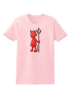 Cute Devil - Halloween Design Womens T-Shirt-Womens T-Shirt-TooLoud-PalePink-X-Small-Davson Sales