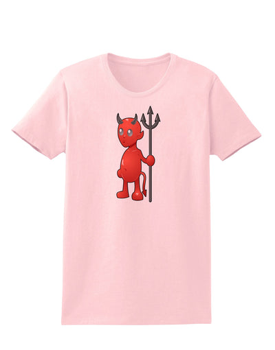 Cute Devil - Halloween Design Womens T-Shirt-Womens T-Shirt-TooLoud-PalePink-X-Small-Davson Sales