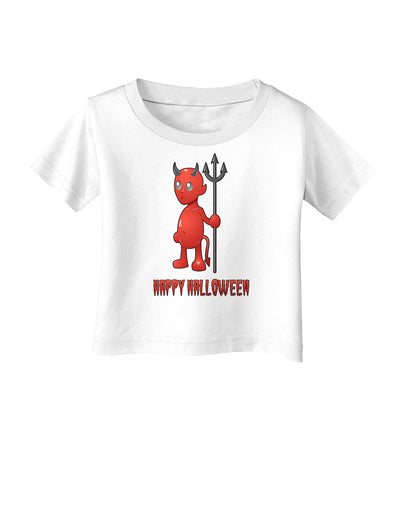 Cute Devil - Happy Halloween Design Infant T-Shirt-Infant T-Shirt-TooLoud-White-06-Months-Davson Sales