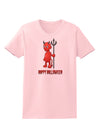 Cute Devil - Happy Halloween Design Womens T-Shirt-Womens T-Shirt-TooLoud-PalePink-X-Small-Davson Sales