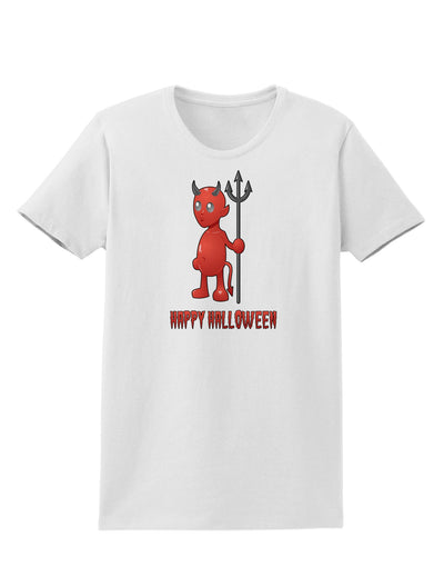 Cute Devil - Happy Halloween Design Womens T-Shirt-Womens T-Shirt-TooLoud-White-X-Small-Davson Sales