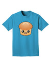 Cute Dinner Roll Adult Dark T-Shirt-Mens T-Shirt-TooLoud-Turquoise-Small-Davson Sales