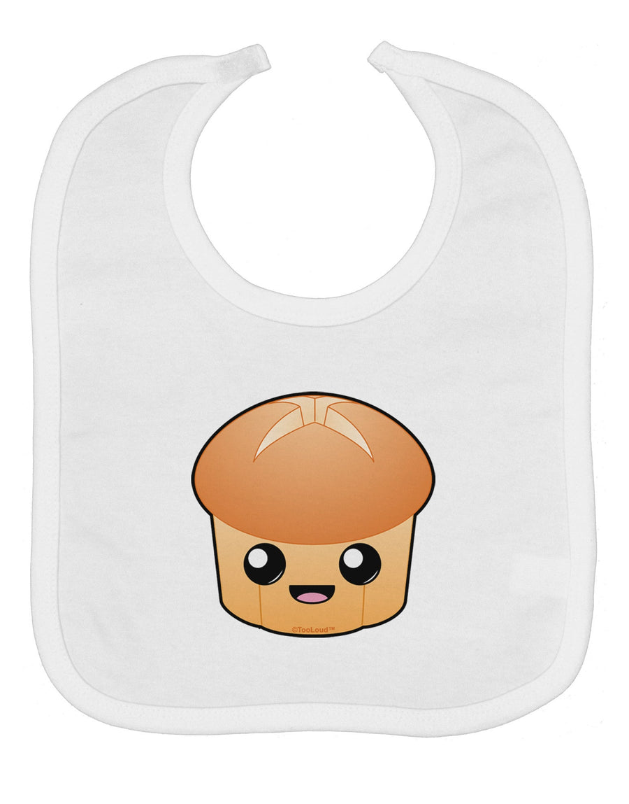 Cute Dinner Roll Baby Bib