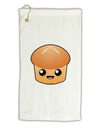 Cute Dinner Roll Micro Terry Gromet Golf Towel 11&#x22;x19-Golf Towel-TooLoud-White-Davson Sales