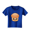 Cute Dinner Roll Toddler T-Shirt Dark-Toddler T-Shirt-TooLoud-Royal-Blue-2T-Davson Sales