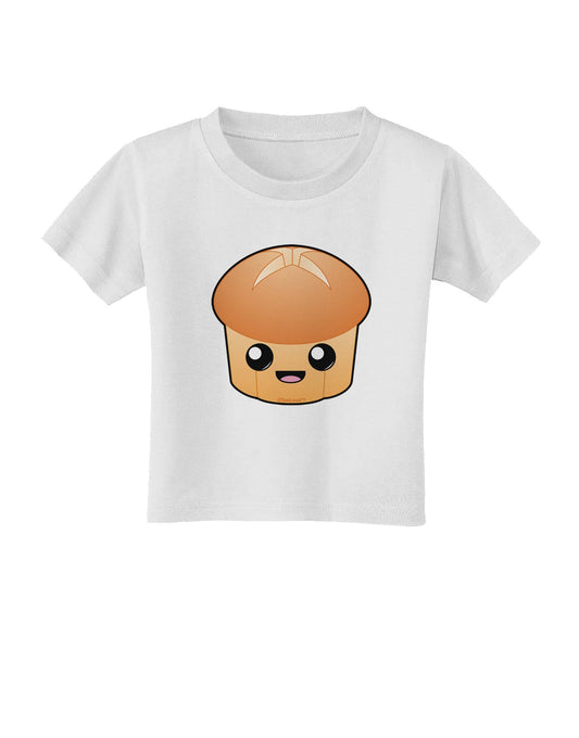 Cute Dinner Roll Toddler T-Shirt-Toddler T-Shirt-TooLoud-White-2T-Davson Sales