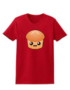 Cute Dinner Roll Womens Dark T-Shirt-TooLoud-Red-X-Small-Davson Sales