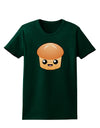 Cute Dinner Roll Womens Dark T-Shirt-TooLoud-Forest-Green-Small-Davson Sales