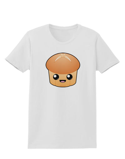 Cute Dinner Roll Womens T-Shirt-Womens T-Shirt-TooLoud-White-X-Small-Davson Sales