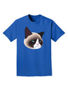 Cute Disgruntled Siamese Cat Adult Dark T-Shirt-Mens T-Shirt-TooLoud-Royal-Blue-Small-Davson Sales