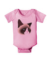 Cute Disgruntled Siamese Cat Baby Romper Bodysuit-Baby Romper-TooLoud-Pink-06-Months-Davson Sales