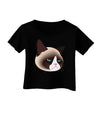 Cute Disgruntled Siamese Cat Infant T-Shirt Dark by-Infant T-Shirt-TooLoud-Black-06-Months-Davson Sales