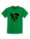 Cute Dog with Santa Hat - Christmas Childrens T-Shirt-Childrens T-Shirt-TooLoud-Kelly-Green-X-Small-Davson Sales