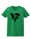 Cute Dog with Santa Hat - Christmas Womens T-Shirt-Womens T-Shirt-TooLoud-Kelly-Green-X-Small-Davson Sales