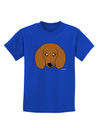 Cute Doxie Dachshund Dog Childrens Dark T-Shirt by TooLoud-Childrens T-Shirt-TooLoud-Royal-Blue-X-Small-Davson Sales