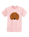 Cute Doxie Dachshund Dog Childrens T-Shirt by TooLoud-Childrens T-Shirt-TooLoud-PalePink-X-Small-Davson Sales