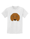 Cute Doxie Dachshund Dog Childrens T-Shirt by TooLoud-Childrens T-Shirt-TooLoud-White-X-Small-Davson Sales