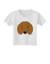 Cute Doxie Dachshund Dog Toddler T-Shirt by TooLoud-Toddler T-Shirt-TooLoud-White-2T-Davson Sales