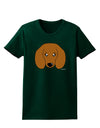 Cute Doxie Dachshund Dog Womens Dark T-Shirt by TooLoud-Womens T-Shirt-TooLoud-Forest-Green-Small-Davson Sales