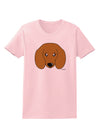 Cute Doxie Dachshund Dog Womens T-Shirt by TooLoud-Womens T-Shirt-TooLoud-PalePink-X-Small-Davson Sales