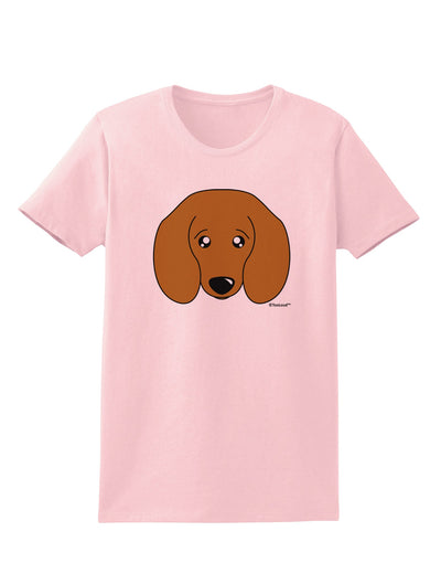 Cute Doxie Dachshund Dog Womens T-Shirt by TooLoud-Womens T-Shirt-TooLoud-PalePink-X-Small-Davson Sales